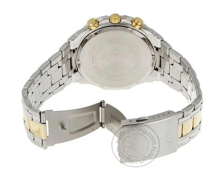 Casi0 Edifice EFR-540 Two-Tone Gold Dial Chronograph Watch for Men